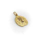 18K Gold Vintage “Mouth of Truth” Pendant pendant, Charm Kirsten's Corner