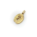 18K Gold Vintage “Mouth of Truth” Pendant pendant, Charm Kirsten's Corner