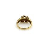 18K Gold Tiffany & Co. Diamond Vintage X Ring Ring Kirsten's Corner