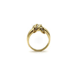 18K Gold Tiffany & Co. Diamond Vintage X Ring Ring Kirsten's Corner