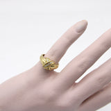 18K Gold Tiffany & Co. Diamond Vintage X Ring Ring Kirsten's Corner