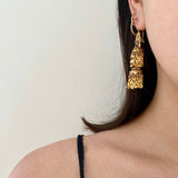 14K Chandelier Indian Wedding Earrings Earrings Kirsten's Corner Jewelry