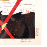 Hand Painted Jacoulet WoodBlock Print from Japan, 1930 Artwork Kirsten's Corner