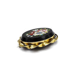 Victorian Floral Micro Mosaic Brooch Brooches, Pins Kirsten's Corner Jewelry