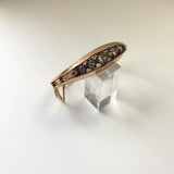 Victorian 14K Rose Gold & Rose Cut Diamond Bracelet