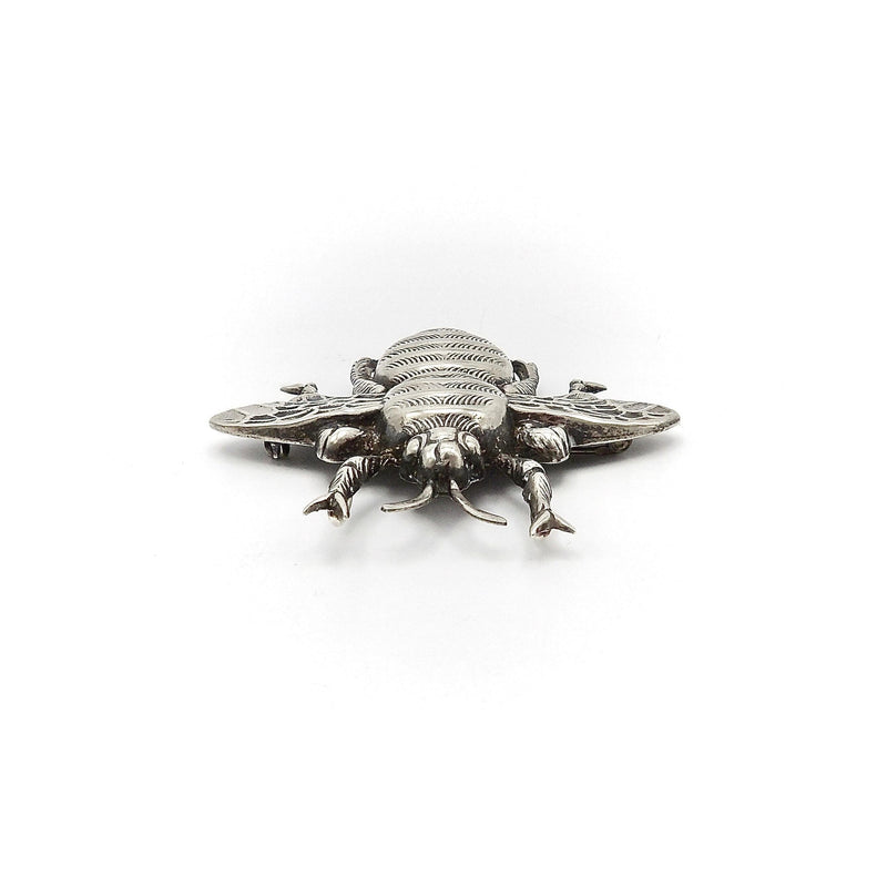 Large Sterling Silver Fletch & Co. Bumblebee Brooch Danecraft 