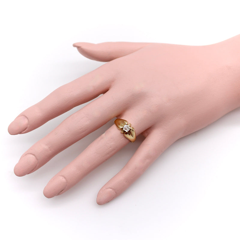 14K Victorian Old Mine Cut Diamond Ring Ring Kirsten's Corner Jewelry 