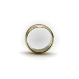 Vintage 14K Gold Wide Band Convex Ring ring Kirsten's Corner 