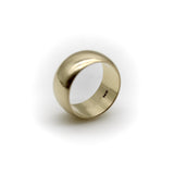 Vintage 14K Gold Wide Band Convex Ring ring Kirsten's Corner 