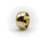 Vintage 14K Gold Wide Band Convex Ring ring Kirsten's Corner 