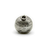 Paul Ditisheim Silver Hamlet Skull Pocket Watch Circa 1915 Watch Kirsten's Corner 