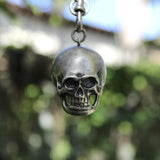 Paul Ditisheim Silver Hamlet Skull Pocket Watch Circa 1915 Watch Kirsten's Corner 