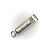 Victorian English Sterling Silver Cylindrical Whistle jewelry Kirsten's Corner 