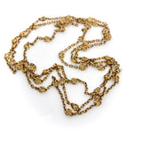 Victorian Fetter Knot Link 38” Chain in 16.6K Gold Chain Kirsten's Corner 