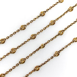 Victorian Fetter Knot Link 38” Chain in 16.6K Gold Chain Kirsten's Corner 