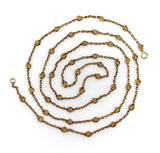 Victorian Fetter Knot Link 38” Chain in 16.6K Gold Chain Kirsten's Corner 