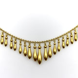 Victorian 14K Gold Graduated Fringe Necklace Necklace Kirsten's Corner 