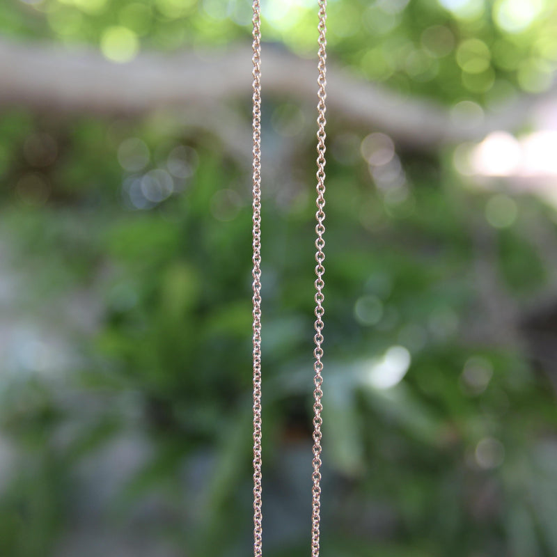 14K Rose Gold Italian Belcher Link Chain Kirsten's Corner 