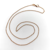 14K Rose Gold Italian Belcher Link Chain Kirsten's Corner 