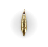 14K Gold Eversharp Pen Nib Charm or Pendant jewelry Kirsten's Corner 