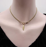 14K Gold Eversharp Pen Nib Charm or Pendant jewelry Kirsten's Corner 