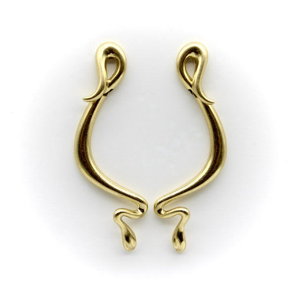 Elsa Peretti 18K Gold Tiffany & Co. Snake Earrings Elsa Peretti 