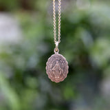 Retro 10K Gold Mary Conceived Without Sin Charm Pendant, Charm Kirsten's Corner 