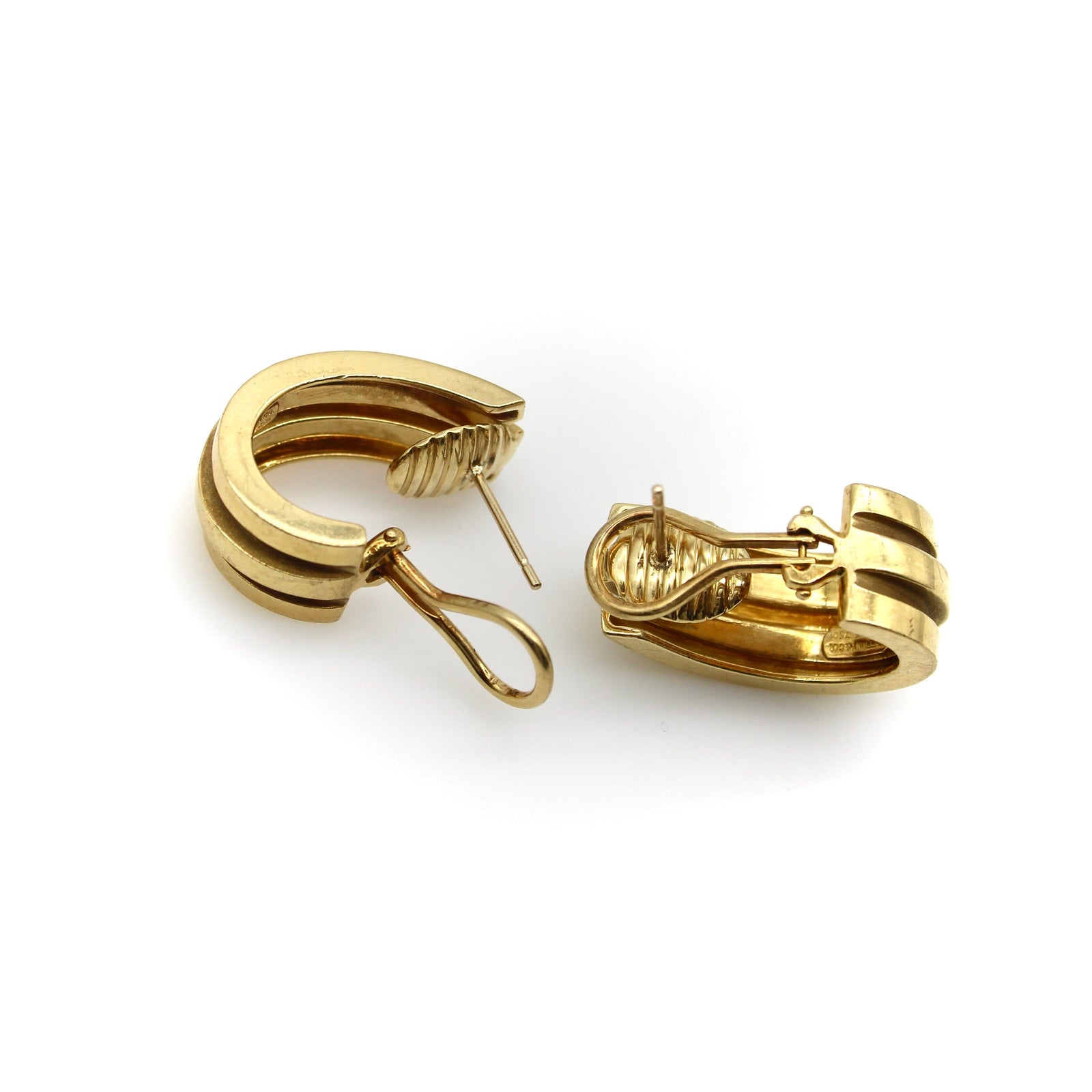 Vintage Tiffany & Co. 18K Gold Atlas Hoop Earrings | Kirsten's