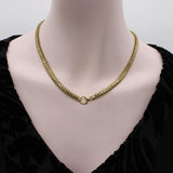 Victorian 18K Gold Fancy Link Collar Chain with Stars Kirsten's Corner 