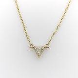 Signature 14K Gold Triangular Multi-Diamond Necklace Kirsten's Corner 