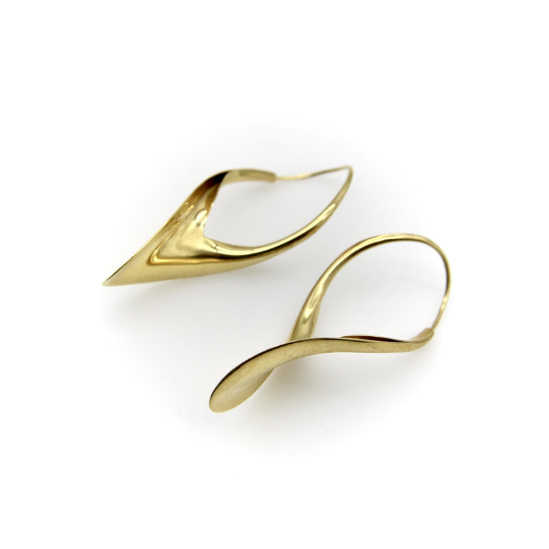 18K Gold Michael Good Half Twist Earrings earrings Michael Good 