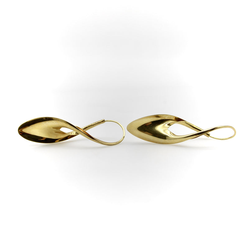 18K Gold Michael Good Half Twist Earrings earrings Michael Good 