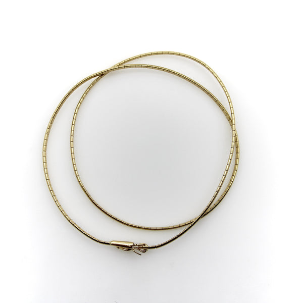 Vintage 14K Gold Segmented Collar Necklace Kirsten's Corner 