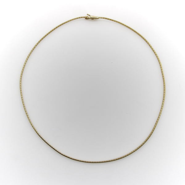 Vintage 14K Gold Segmented Collar Necklace Kirsten's Corner 