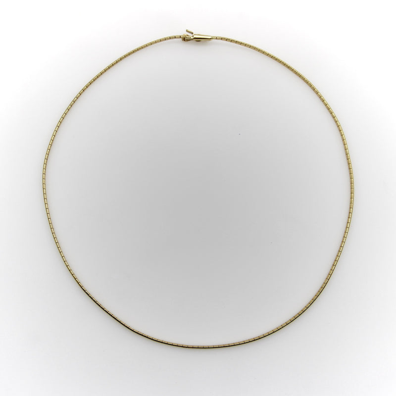 Vintage 14K Gold Segmented Collar Necklace Kirsten's Corner 