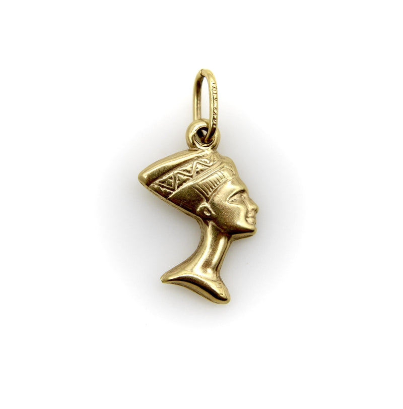 Vintage 14K Gold Nefertiti Pendant Kirsten's Corner 