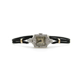Art Deco Platinum and Diamond Wristwatch by Concord Watch Concord Watch 