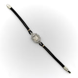 Art Deco Platinum and Diamond Wristwatch by Concord Watch Concord Watch 