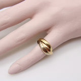 18K Gold Les Must de Cartier Tri-Color Trinity Ring Cartier 