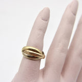 18K Gold Les Must de Cartier Tri-Color Trinity Ring Cartier 