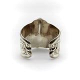 Vintage Sterling Silver Mexican Wide Cuff Bracelet Kirsten's Corner 
