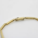 Art Deco 18K Gold Platinum Topped Diamond Bracelet Kirsten's Corner 