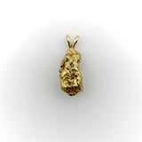 Vintage 5.5 Gram 22K Gold Nugget Charm with Diamond Kirsten's Corner 