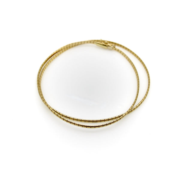 Vintage 14K Gold Segmented Collar Necklace Kirsten's Corner 