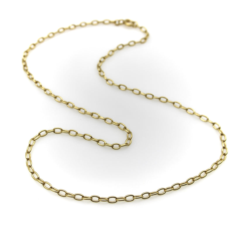 18K Gold Handmade Vintage Belcher Link Chain Kirsten's Corner 