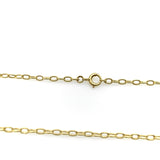 18K Gold Handmade Vintage Belcher Link Chain Kirsten's Corner 