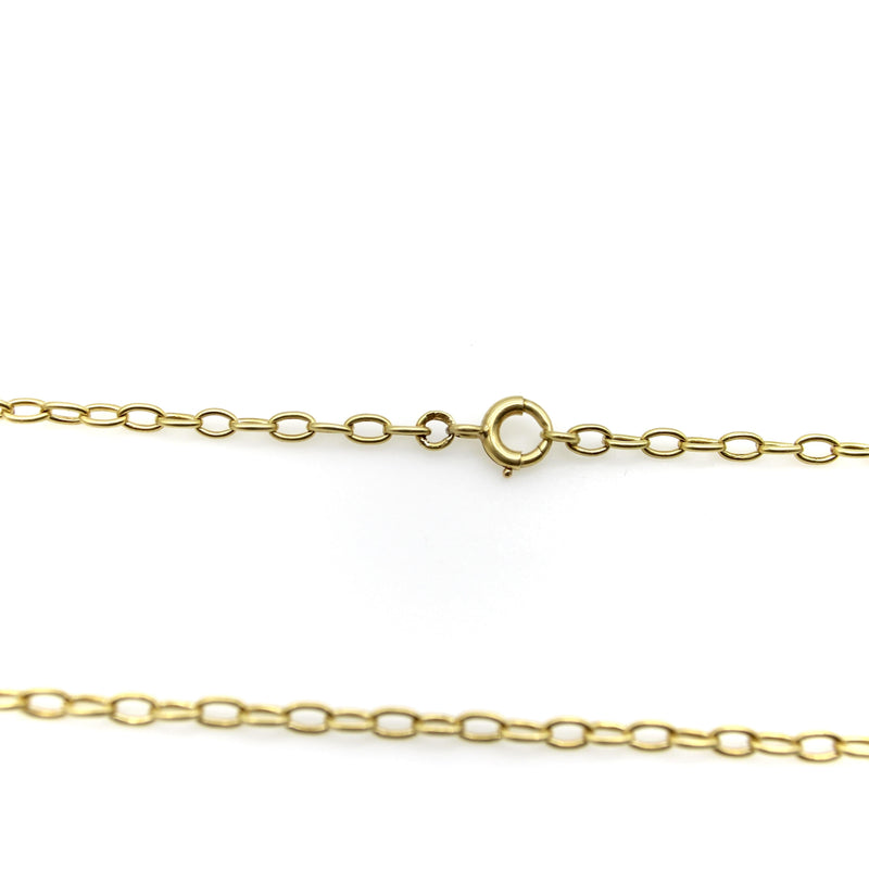 18K Gold Handmade Vintage Belcher Link Chain Kirsten's Corner 