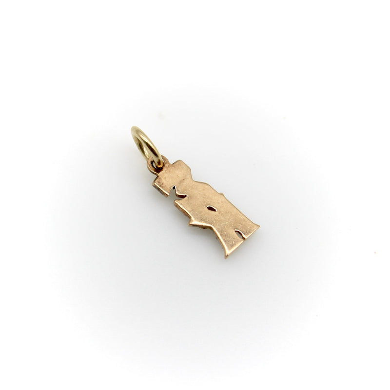 14K Gold Sigma Kappa Sorority Pendant Charm Charm Kirsten's Corner 