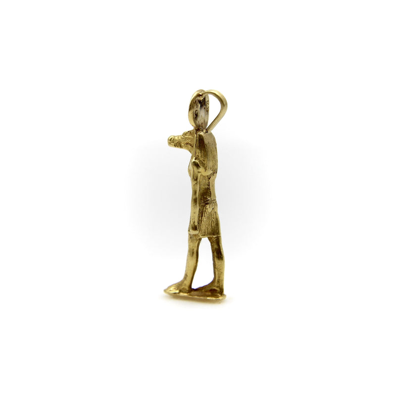 Vintage 1976 MMA King Tut 18K Gold Sobek Pendant Howard 