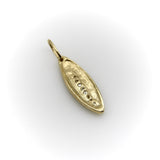 14K Gold Women’s Empowerment Vulva Pendant Charm with Diamonds pendant, Charm Kirsten's Corner 